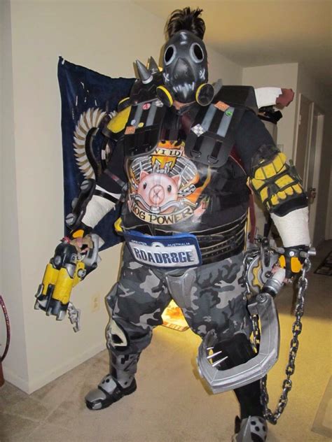 cosplay roadhog|roadhog overwatch costume.